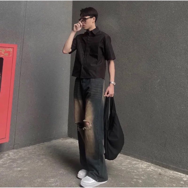 QUẦN JEANS WASH- QUẦN JEANS OCEAN trơn và OCEAN rách