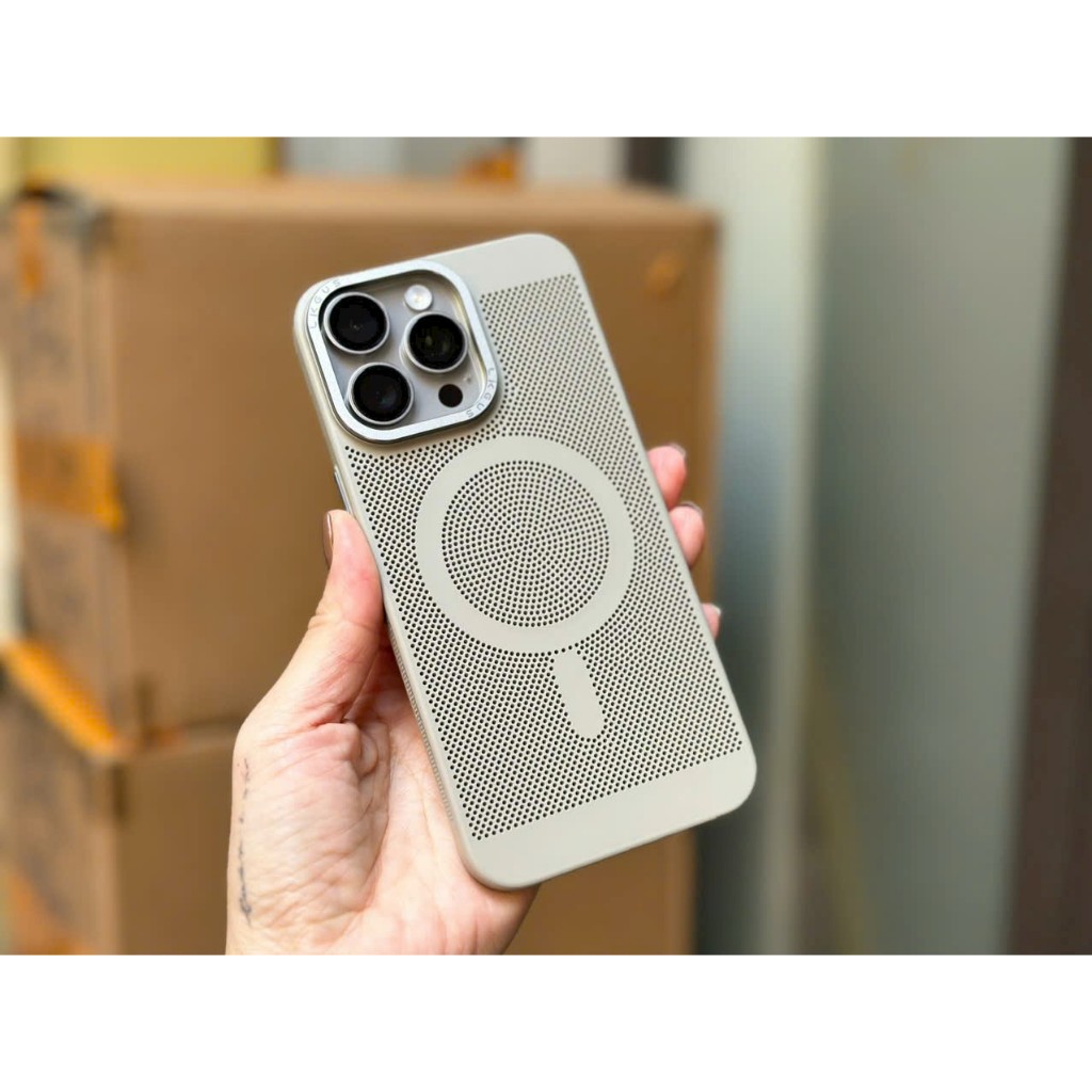 Ốp lưng tản nhiệt cho IPhone 15 Pro Max / 15 Pro ,14 Pro max Chính hãng Likgus có hỗ trợ sạc không dây