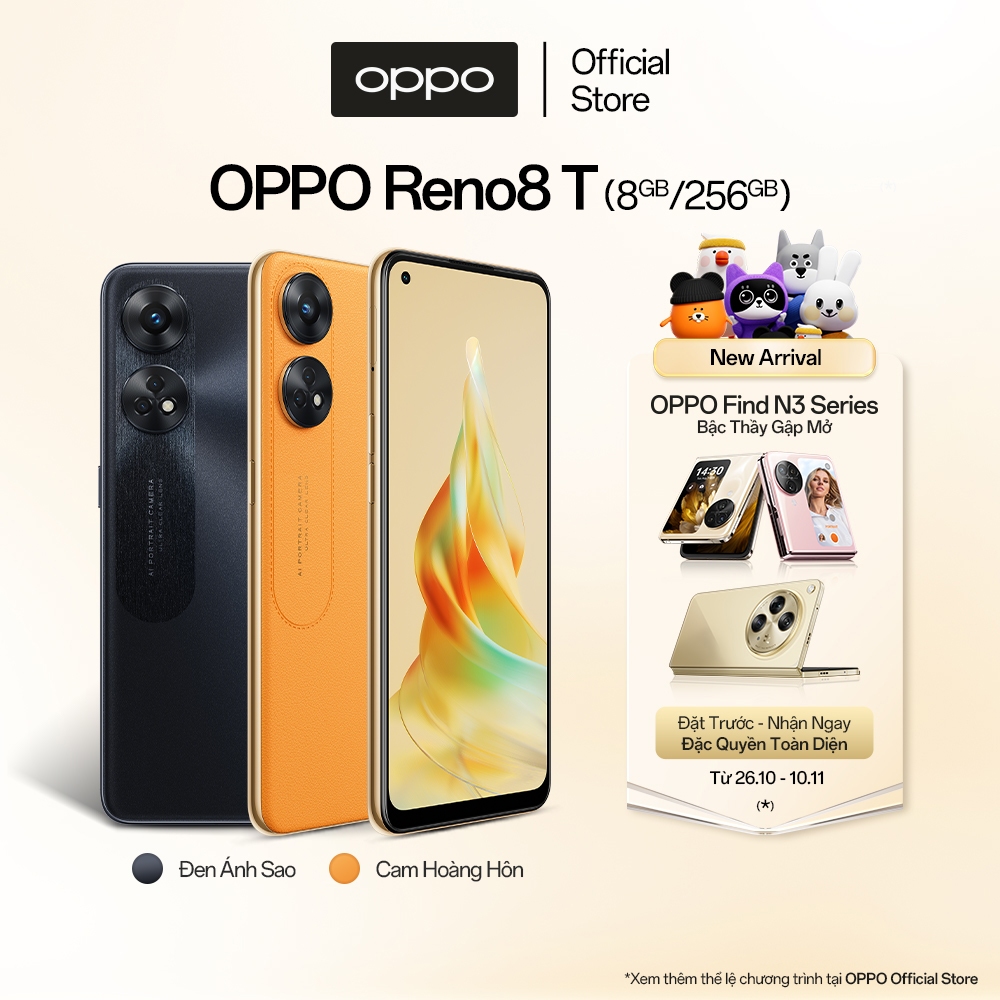Điện thoại OPPO Reno8 T 4G - Hàng chính hãng