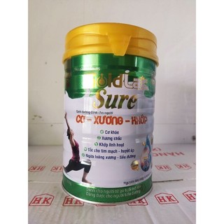  Sữa bột Goldlac sure cơ khớp lon 900g - Dùng được cho người tiểu đường 