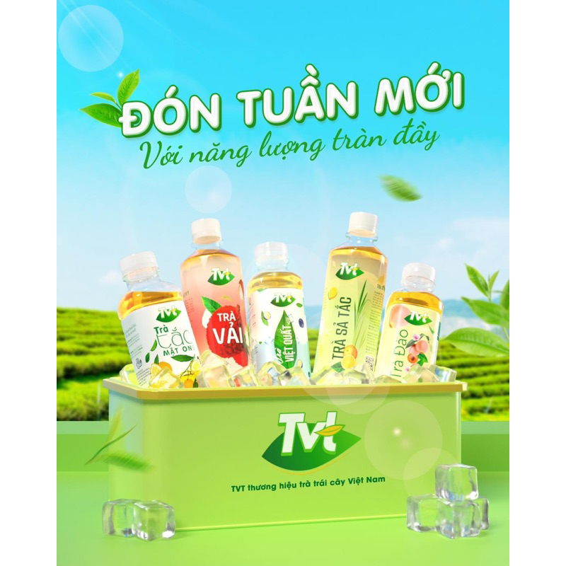 Trà tắc mật ong TVT chai 450ml
