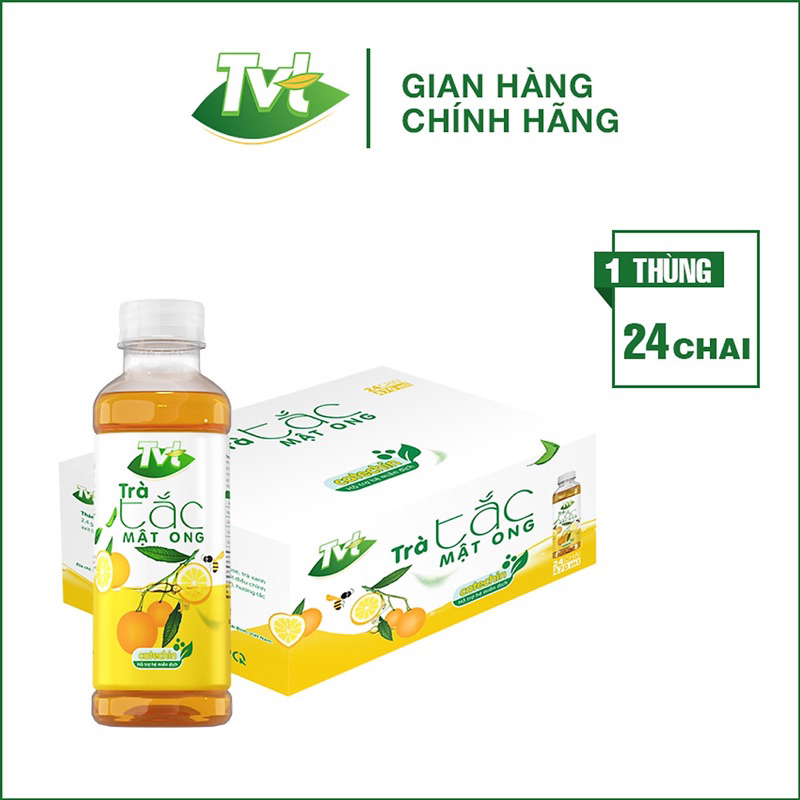 Trà tắc mật ong TVT chai 450ml