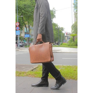 Cặp da nam đeo chéo CNT unisex CA19 cao cấp