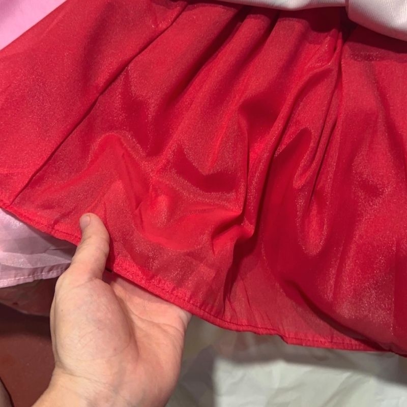 Áo dài cách tân bé gái lụa mềm tay bồng cho bé 10-30kg