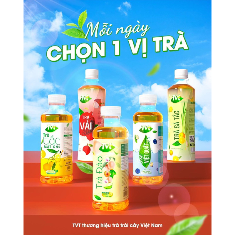 Trà tắc mật ong TVT chai 450ml