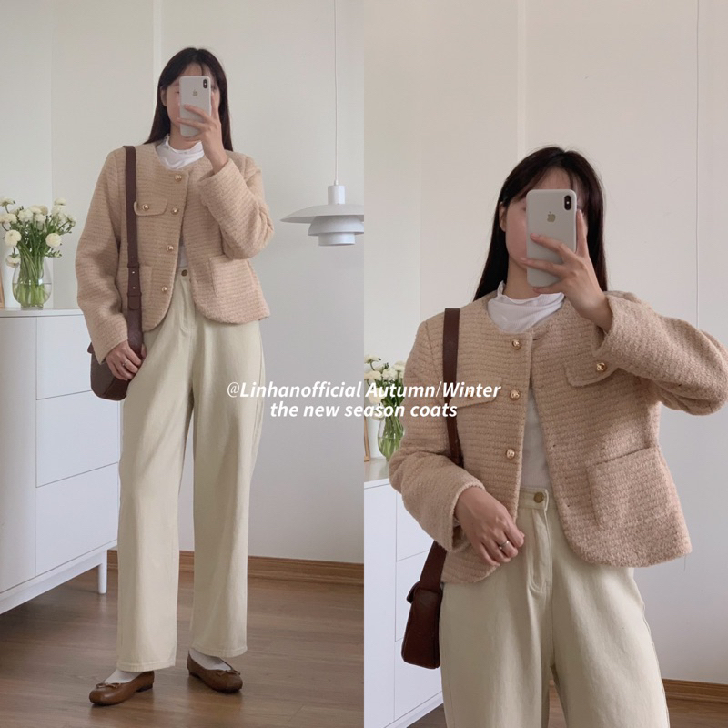 Quần kaki suông I MISS LINENE 5180 // Hàng có sẵn 🇰🇷