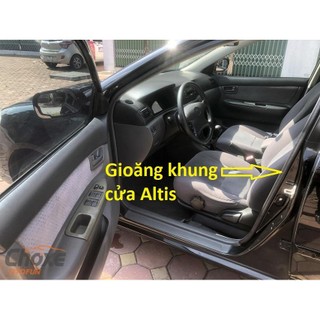 Gioăng khung cửa altis 08-13, gioăng thân xe altis 08-13, gioăng khung xe altis 08-13