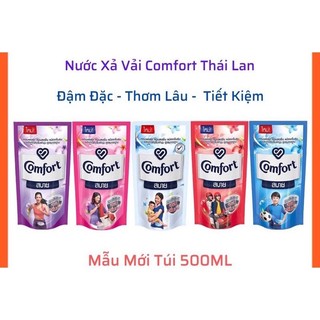 Combo 1 bịch 3 túi nước xả quần áo comfort 500ml thái lan