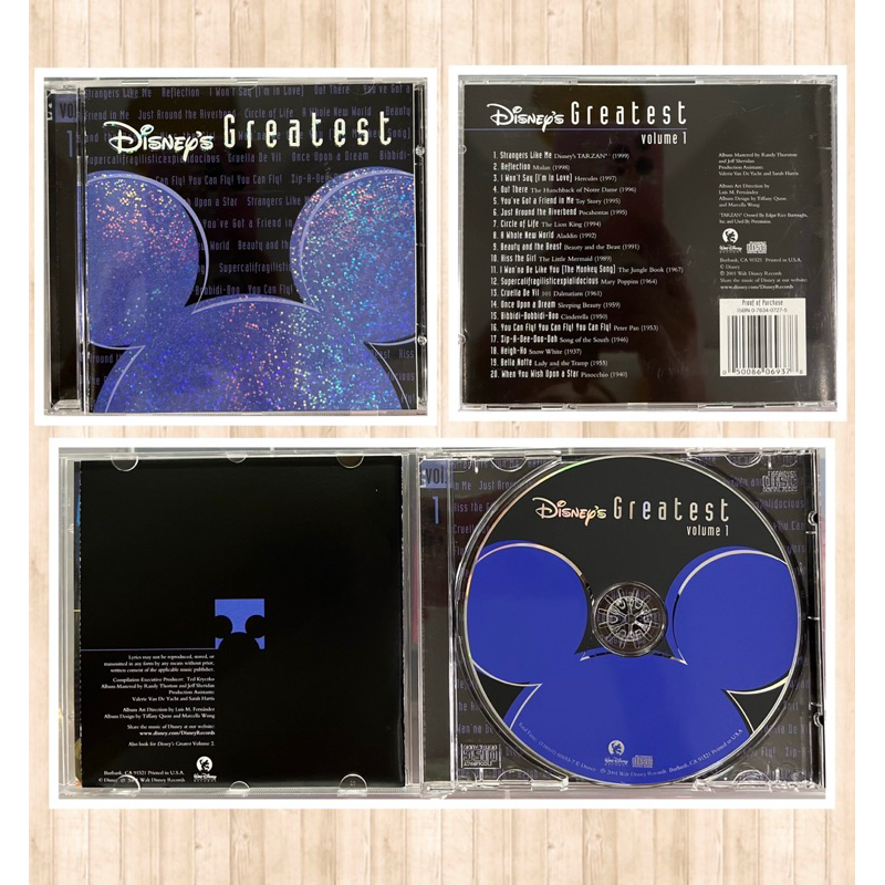 CD used - OST DISNEY