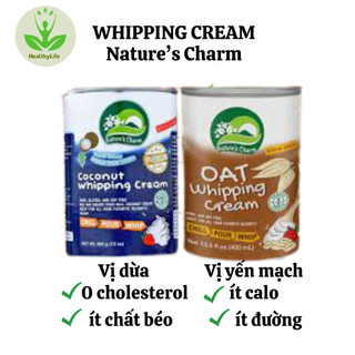 WHIPPING CREAM thuần chay ít CALO  Nature's Charm