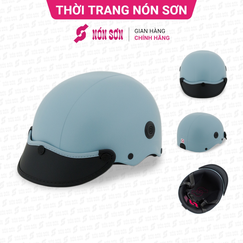 Mũ bảo hiểm lỗ thông gió NÓN SƠN chính hãng TG-XH518