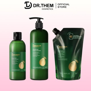 Dầu gội bưởi - dầu xả bưởi cocoon giúp giảm gãy rụng và làm mềm tóc 310ml/500ml- dr thêm