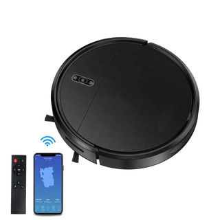 Robot hút bụi lau nhà d2-007 tự động kết nối wifi sạc pin thông minh - tự động lập trình- đa chức năng- bảo hành12 tháng