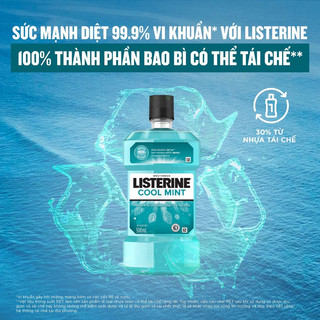 Nứơc  súc miệng Listerine 750ML