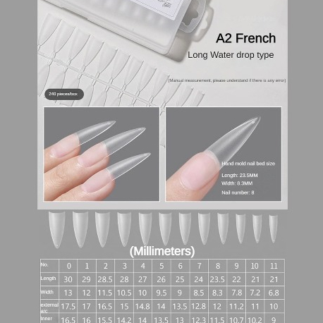 Móng tip nhọn cao cấp phom đẹp