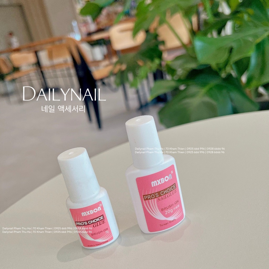 Keo dán móng, đính đá MXBON size to
