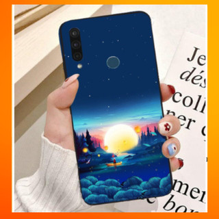 Ốp lưng Vsmart Joy 3 / Active 3 / Star 3 / Bee 3 / joy 2 Plus Silicon dẻo hình Trăng Xanh