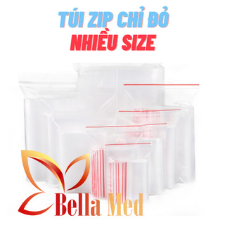 Túi zip chỉ đỏ đựng thực phẩm 1kg, túi chuyên dùng cho chị em