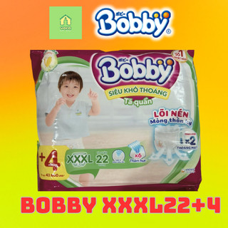 Tã quần bobby size xxxl22 miếng
