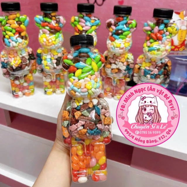 Kẹo Gấu Bearbrick Mix 4 Loại 500G
