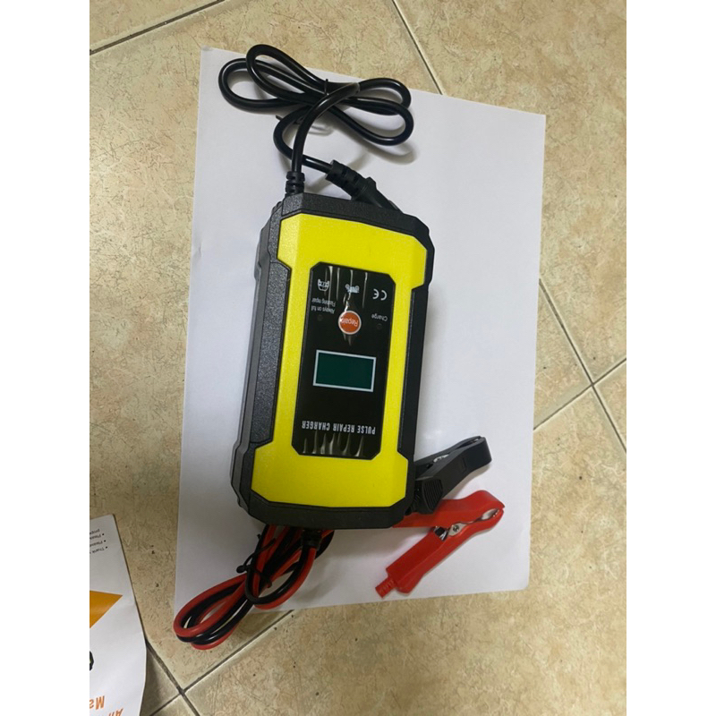 Bộ sạc bình acquy 12V 4ah -100ah, sạc bình acquy xe máy ô tô thông minh tự động ngắt khi đầy