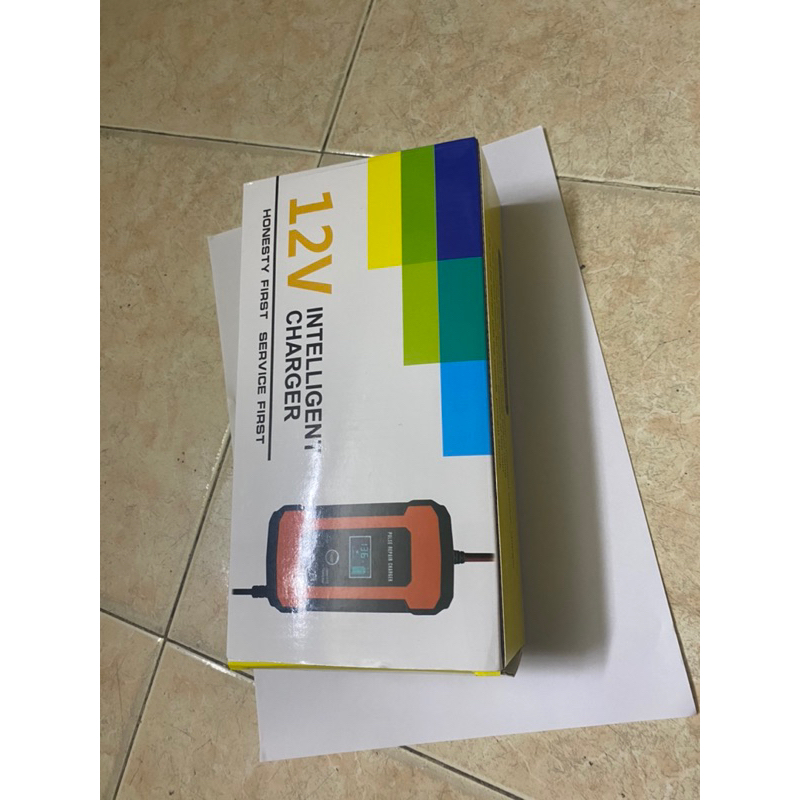 Bộ sạc bình acquy 12V 4ah -100ah, sạc bình acquy xe máy ô tô thông minh tự động ngắt khi đầy