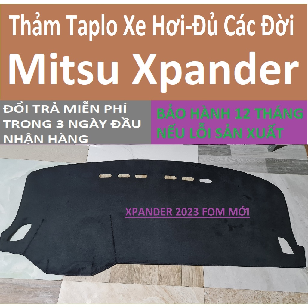 Thảm Lót Mặt Taplo Mitshibishi Xpander Xpander Cross 2018-2023,Chống Nóng Bảo Vệ Bề Mặt Taplo Xe Hơi Ô Tô Hàng 3 Lớp