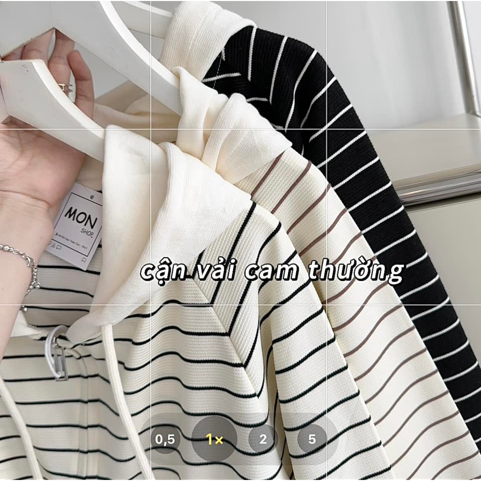 Khoác gân vừa nón trắng 818 #669685