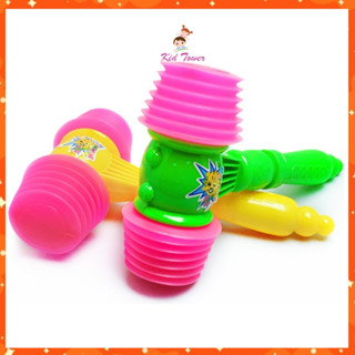 Búa đồ chơi, búa hơi 2 đầu gõ kêu bíp bíp, giáo cụ dạy học cho bé