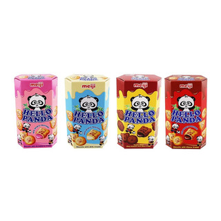 BÁNH GẤU HELLO PANDA MEIJI VỊ DÂU/ SOCOLA/ SỮA/ DỪA/ TRÀ XANH 43G