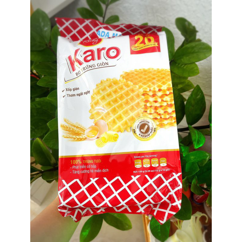 Bánh Karo Richy bơ trứng giòn túi 150g