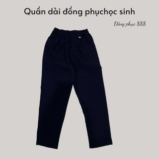 Quần tây đồng phục học sinh tiểu học trung học, đồng phục học sinh quần xanh áo trắng