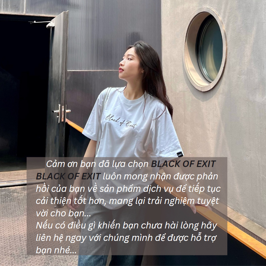 Áo Hoodie Zip Words BLACK OF EXIT Khoác Nỉ Mũ Kéo Khóa Nỉ Bông Cotton Unisex nam nữ Local Brand