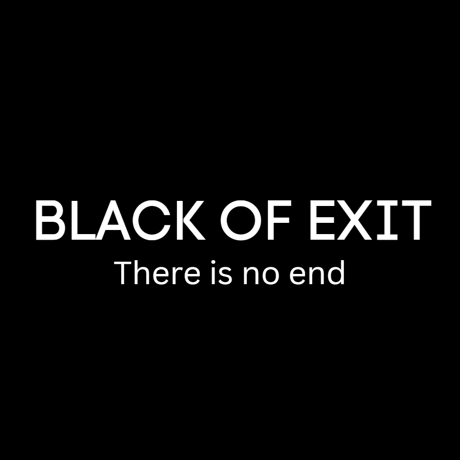 Áo Hoodie Zip Words BLACK OF EXIT Khoác Nỉ Mũ Kéo Khóa Nỉ Bông Cotton Unisex nam nữ Local Brand