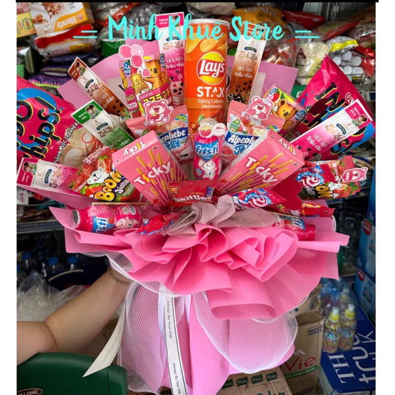 Bó hoa bánh kẹo tặng sinh nhật , trung thu, 1/6 , noel siêu to cho các bé (sỉ)