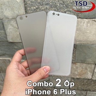 Combo 2 Ốp Lưng Trong Nhám Unibody Cho iPhone 6 Plus / 6S Plus