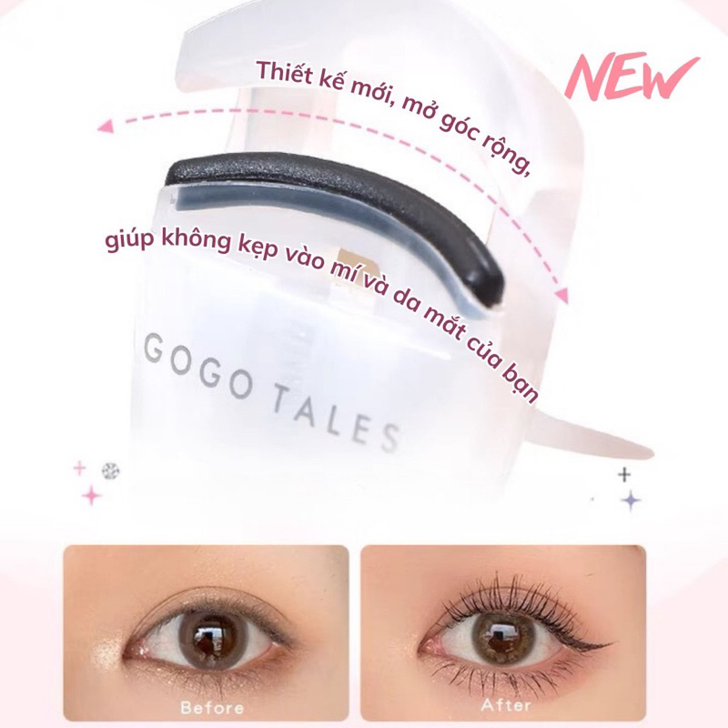 Kẹp Bấm Mi Cao Cấp GOGO TALES Sunflower GT616 Có Đệm Silicon