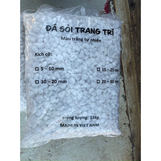 1 kg đá trắng sỏi trắng đủ size