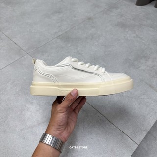Giày cổ thấp Nam RAE, sneaker đế bệt dáng thể thao casual trainers phối da, dây thừng siêu to 9968 - GATE6 - 5048