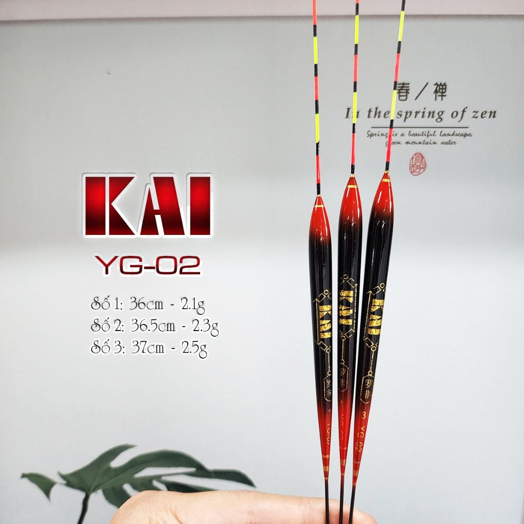 Phao câu cá Rô phi siêu nhạy KAI chuyên dụng câu đài câu đơn cao cấp docaualam