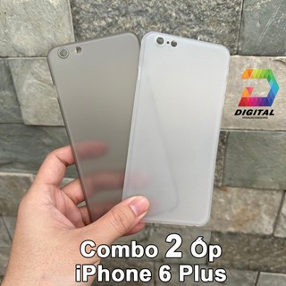 Combo 2 ốp lưng trong nhám unibody cho iphone 6 plus / 6s plus siêu mỏng