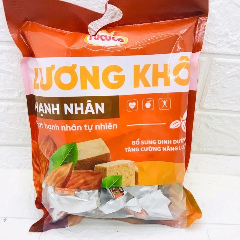 LƯƠNG KHÔ FUCUCO HẠNH NHÂN,ÓC CHÓ,MÈ ĐEN,HẠT ĐIỀU