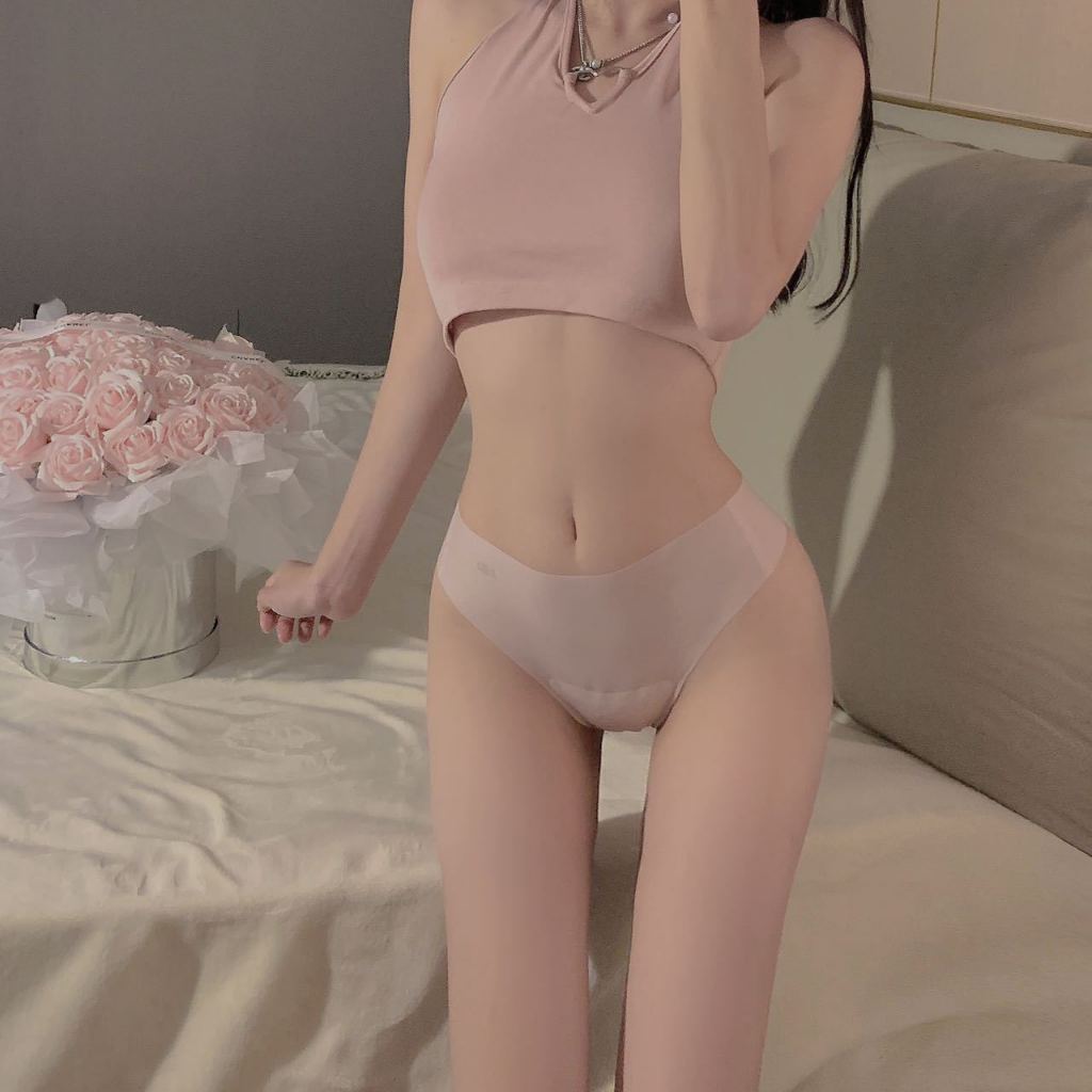 Quần lót nữ lọt khe tàn hình đúc su xuyên thấu không đường may trong suốt gợi cảm sexy dễ thương đẹp mềm mại quyến rũ 04