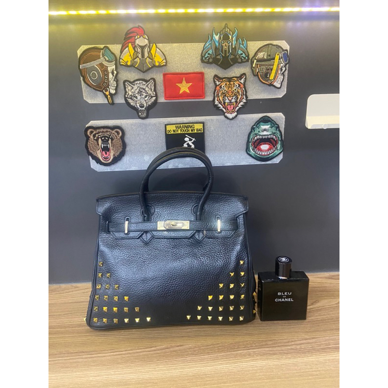 Túi da thật dáng HM