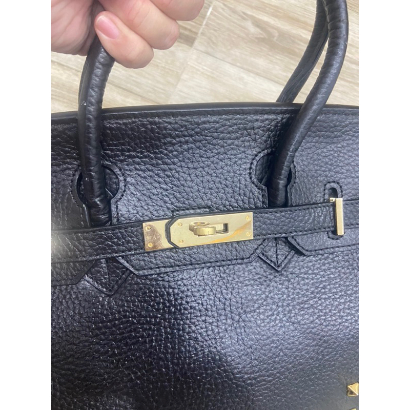 Túi da thật dáng HM