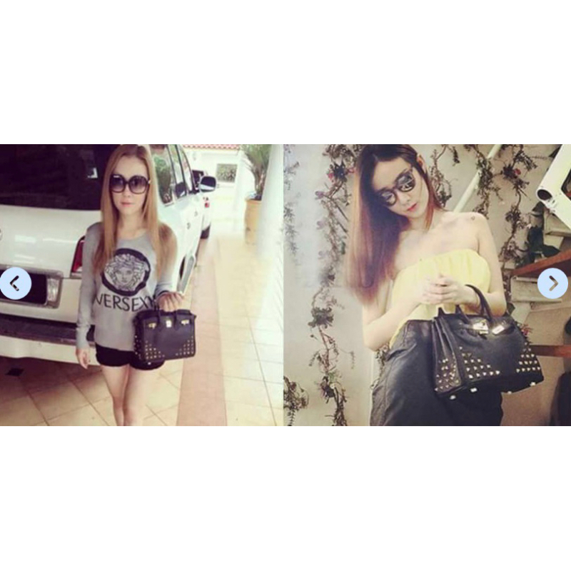 Túi da thật dáng HM