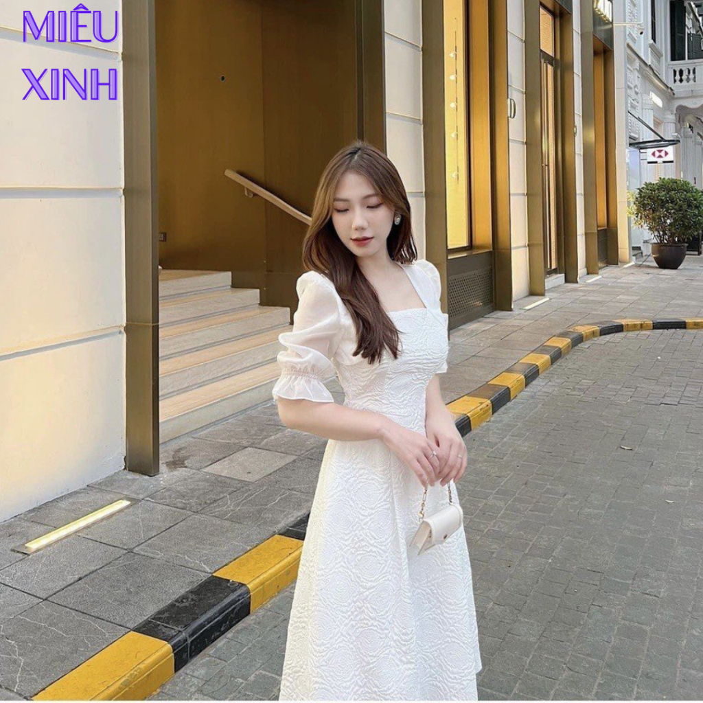 Váy Công Chúa , Váy Tiểu Thư Cao Cấp Thiết Kế 2 Lớp Trẻ Trung Xinh Đẹp.