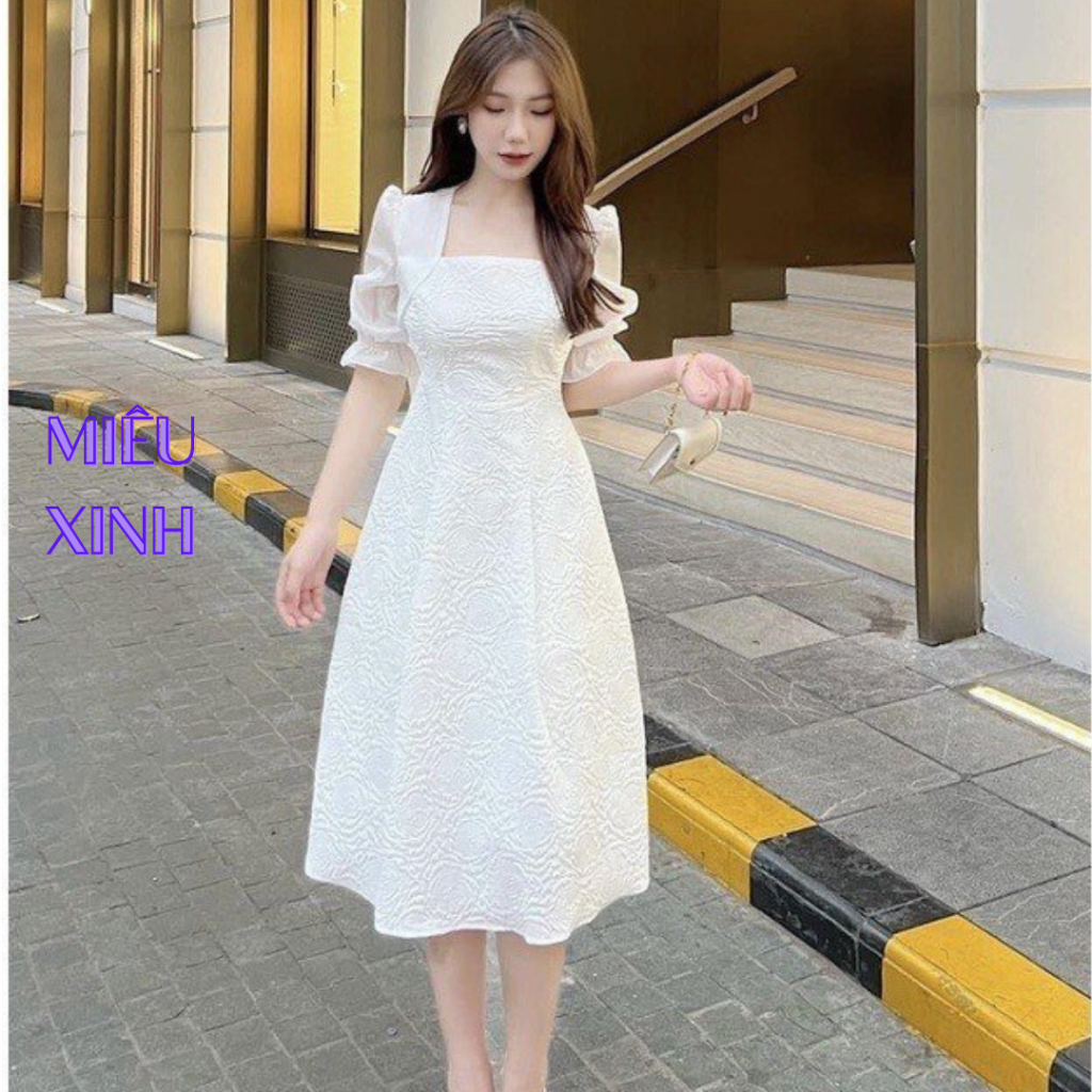 Váy Công Chúa , Váy Tiểu Thư Cao Cấp Thiết Kế 2 Lớp Trẻ Trung Xinh Đẹp.