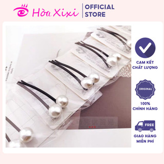 Lẻ 1 cái kẹp tóc cao cấp ngọc trai nhân tạo