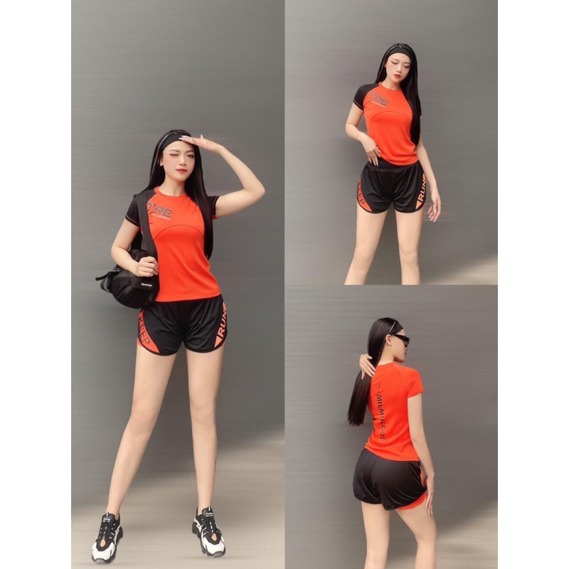 Bộ thể thao nữ bộ tập gym yoga aerobic nữ TRE bộ tập dáng ôm body tôn dáng co dãn bốn chiều thoải mái chơi thể thao